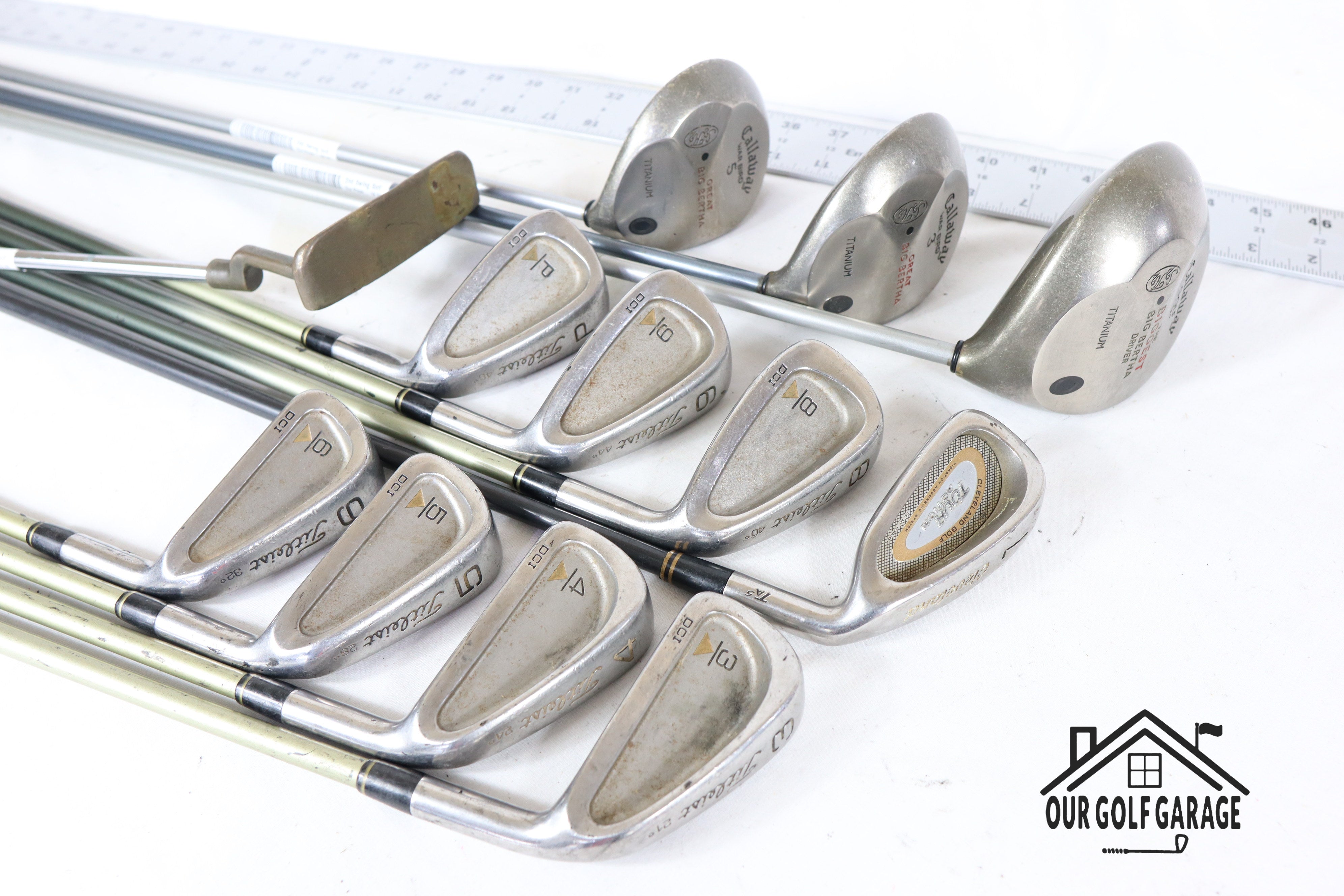 Ladies Titleist DCI x Callaway Big Bertha Full Set (Driver, 3W, 5W, 3-P, Putter)