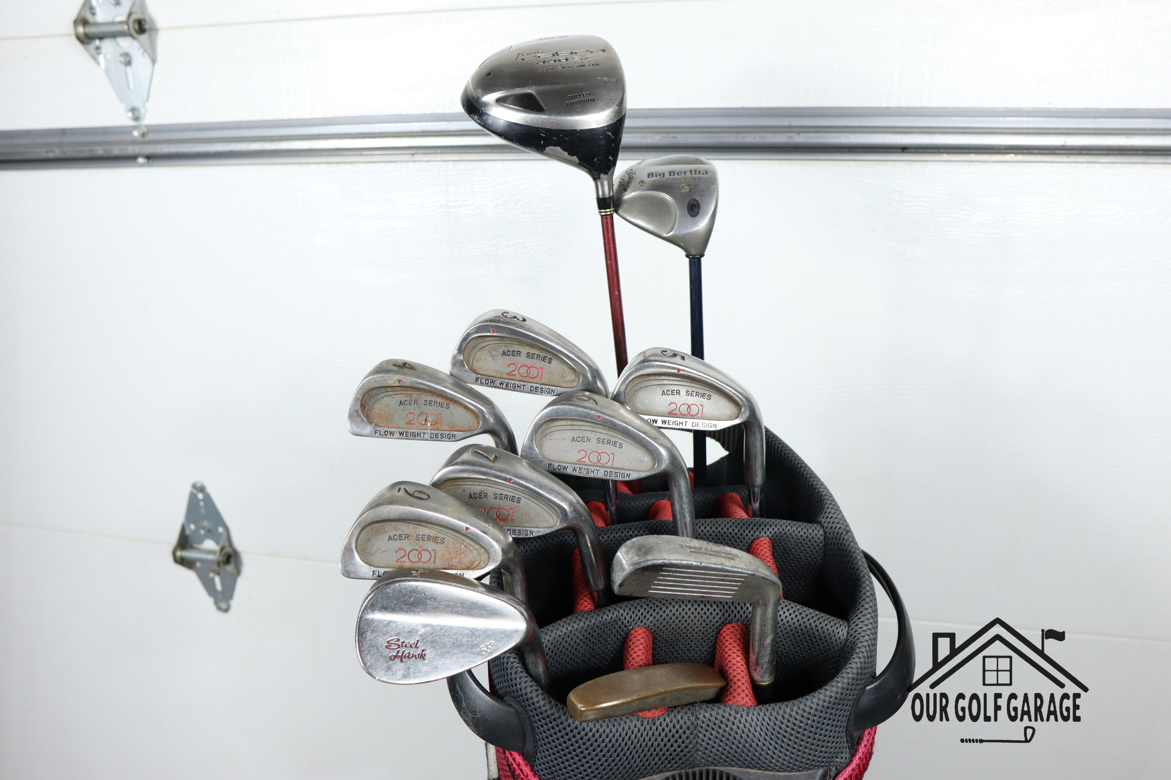 Ladies Cobra X ACER Full Set (10.5° Driver, 5W, 3-9, 53, Putter) *Missing 8 Iron*