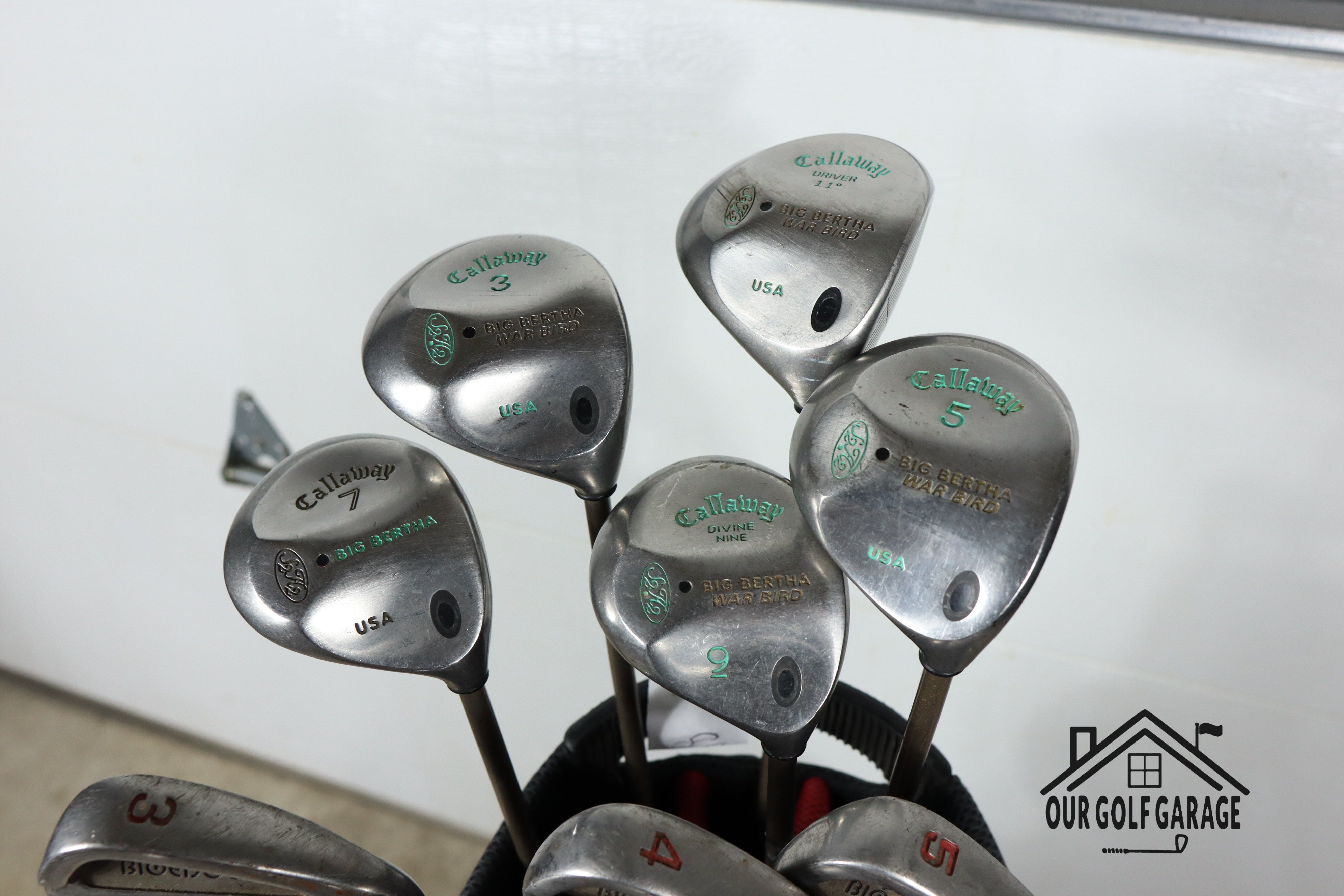 Ladies Callaway Big Bertha x BioEdge Full Set (Driver, 3W, 5W, 7W, 9W, 3-P, S, Putter)