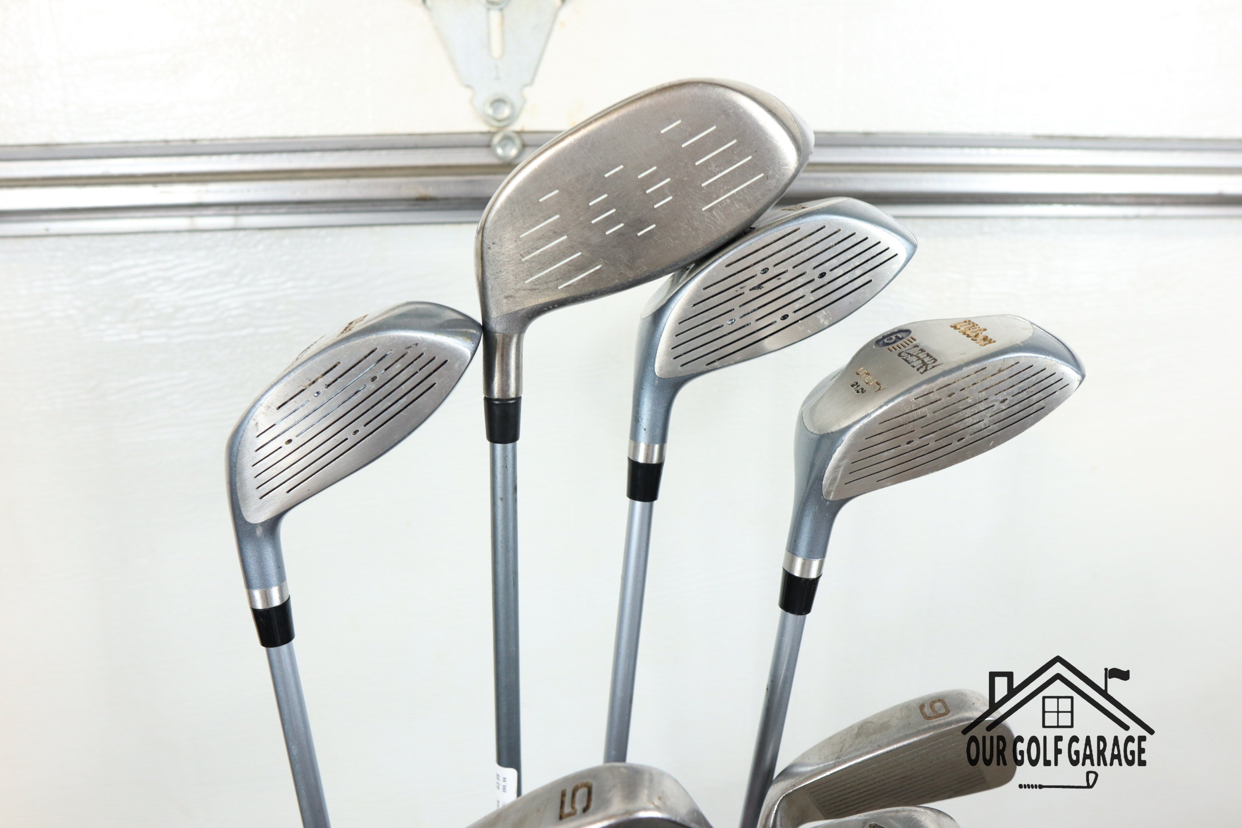 Ladies Wilson/TaylorMade Full Set (Driver, 3W, 5W, 7W, 5-P, SW, Putter)