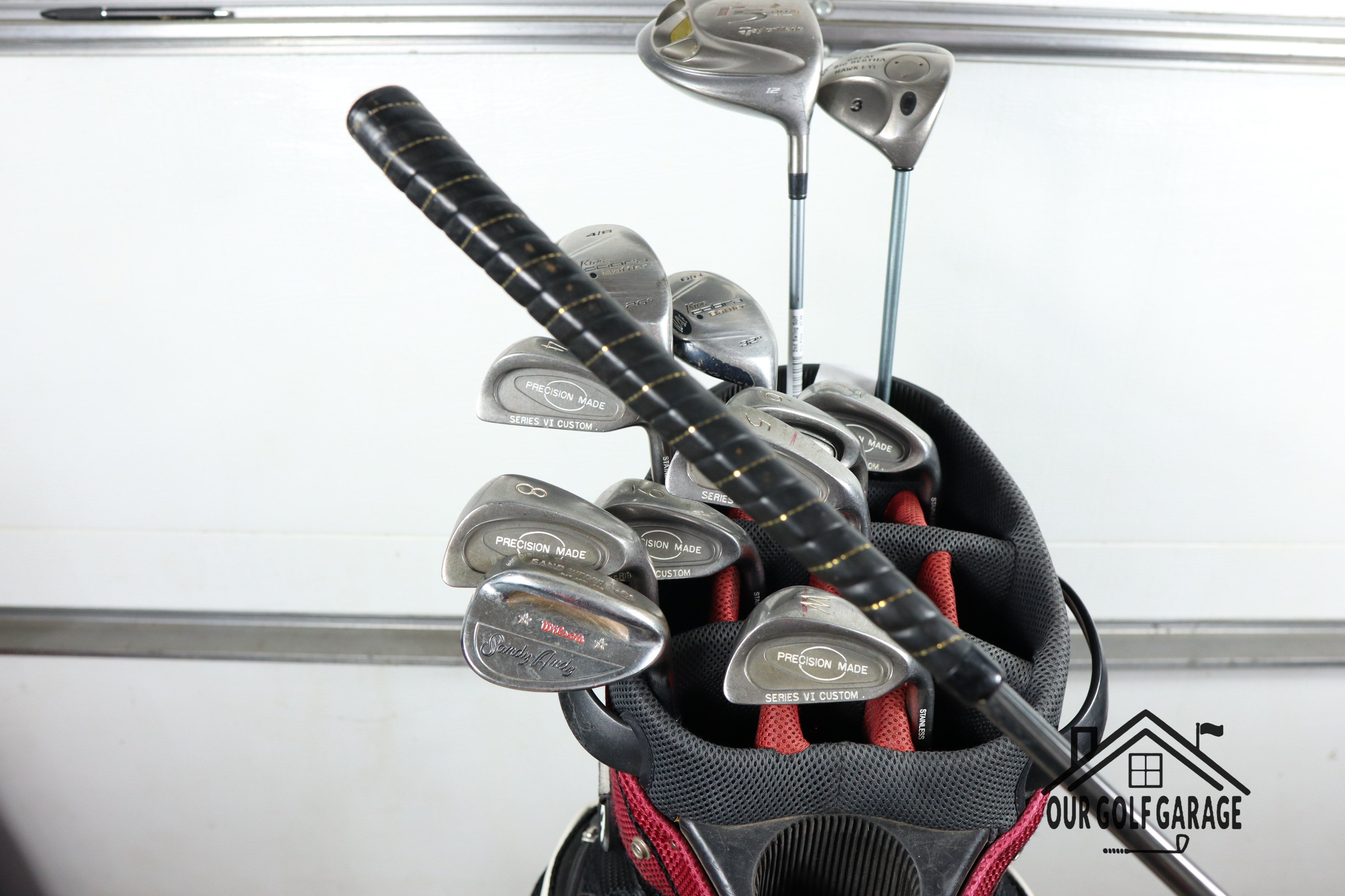 Ladies TaylorMade R5 X Offbrand Irons Full Set (12° Driver, 3W, 4Hy, 6HY, 4-W, S, Putter)