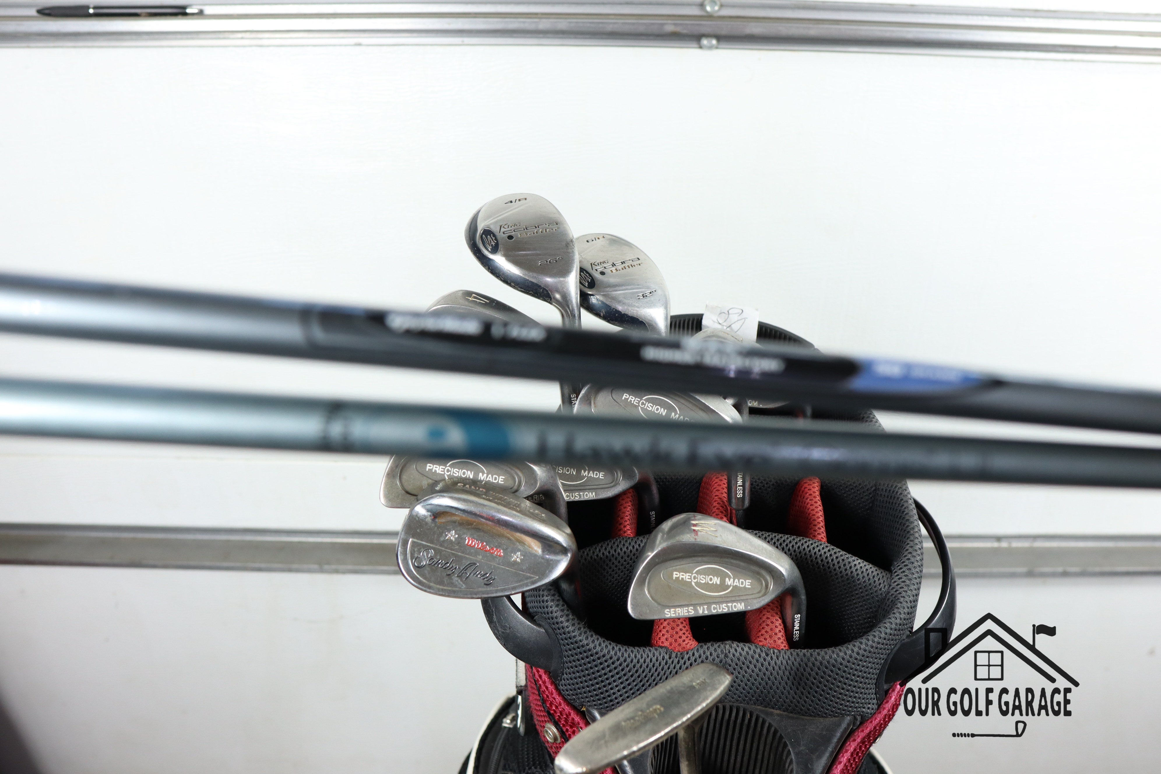 Ladies TaylorMade R5 X Offbrand Irons Full Set (12° Driver, 3W, 4Hy, 6HY, 4-W, S, Putter)