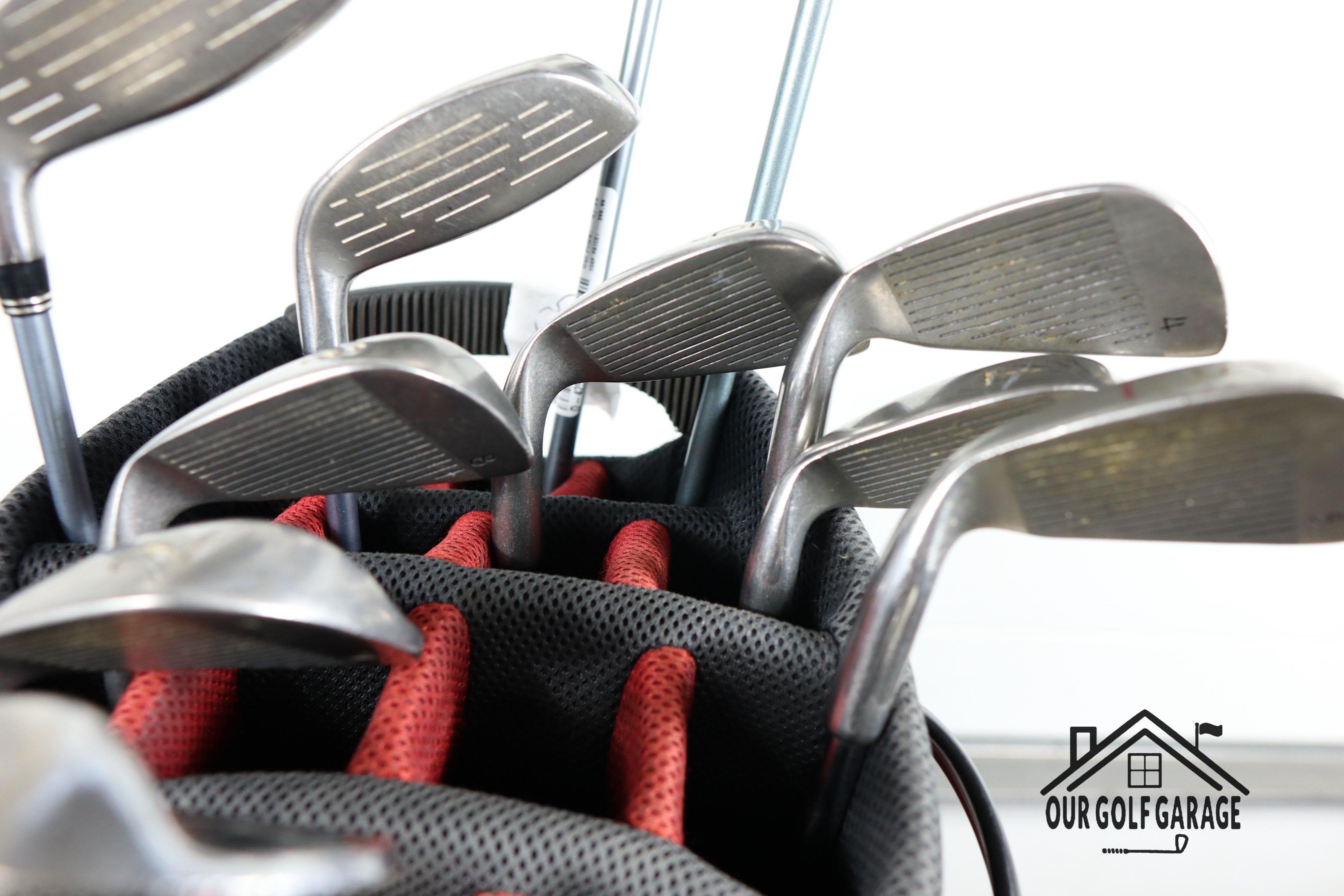 Ladies TaylorMade R5 X Offbrand Irons Full Set (12° Driver, 3W, 4Hy, 6HY, 4-W, S, Putter)