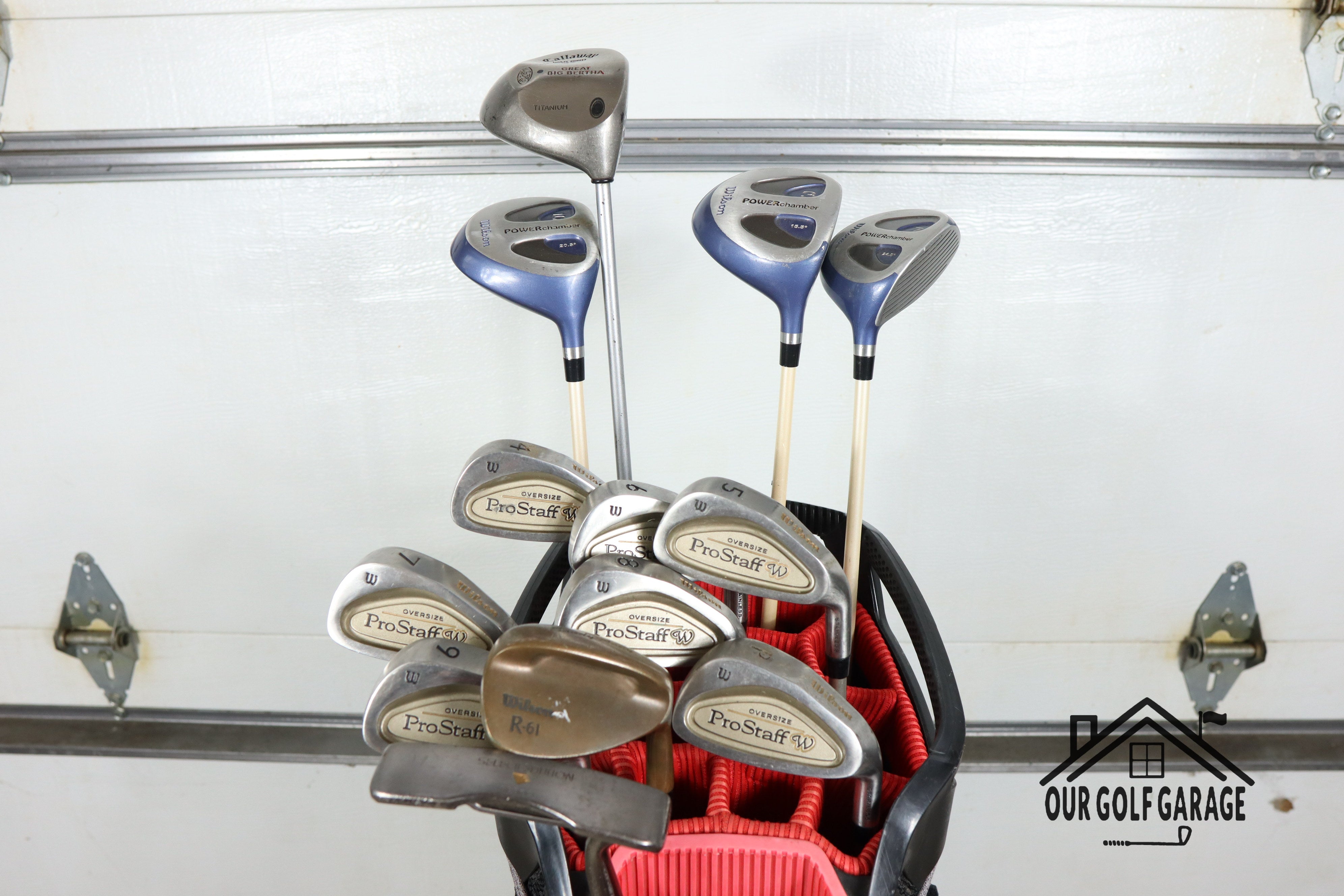 Ladies Wilson Ultra X Big Betha Full Set (Driver, 3W, 5W, 7W, 4-P,SW, Putter)