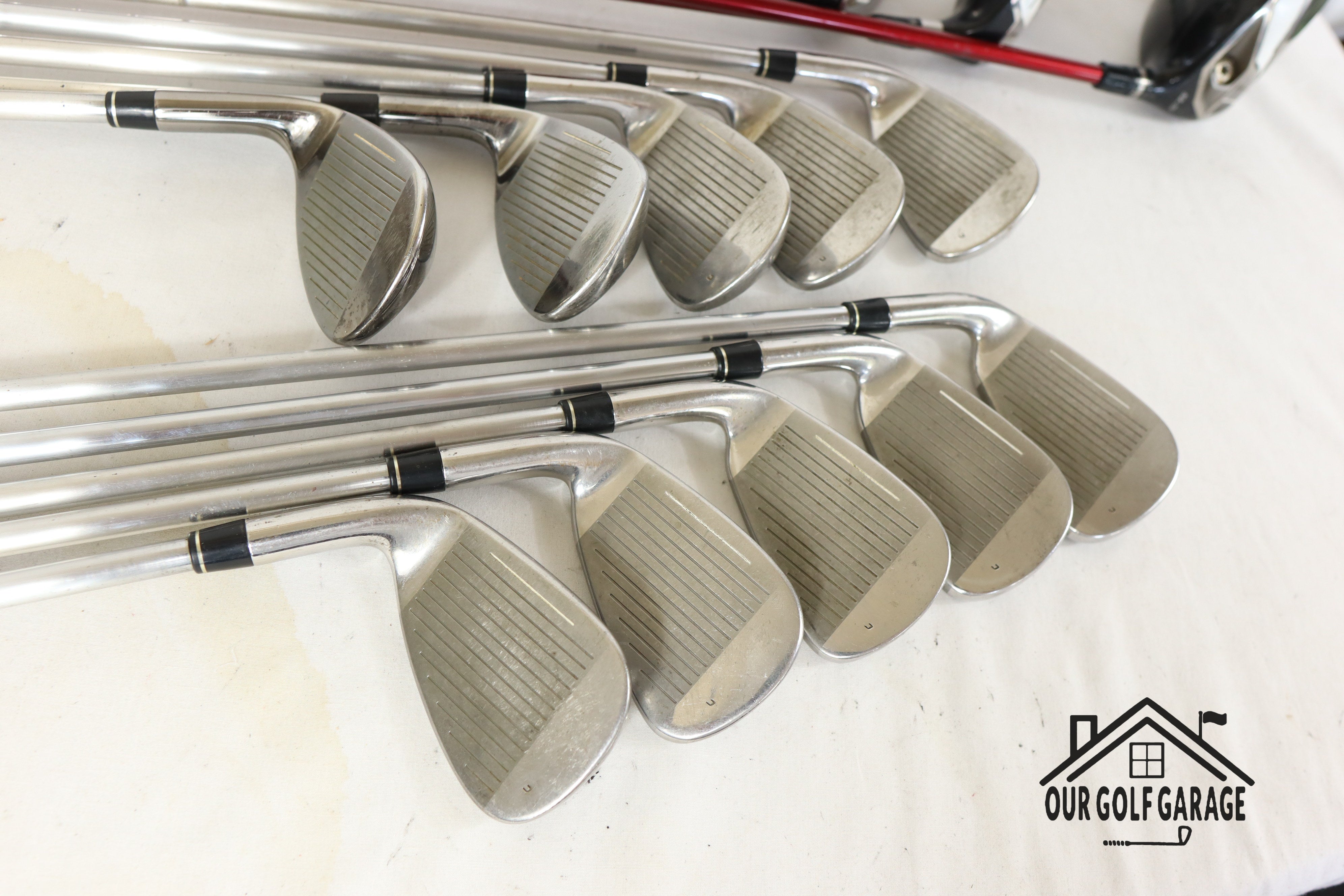 TaylorMade Burner x R9 Full Set (Driver, 3W, 5W, 4-P,A,S,L, Putter) (1.5" shortened, One Length)