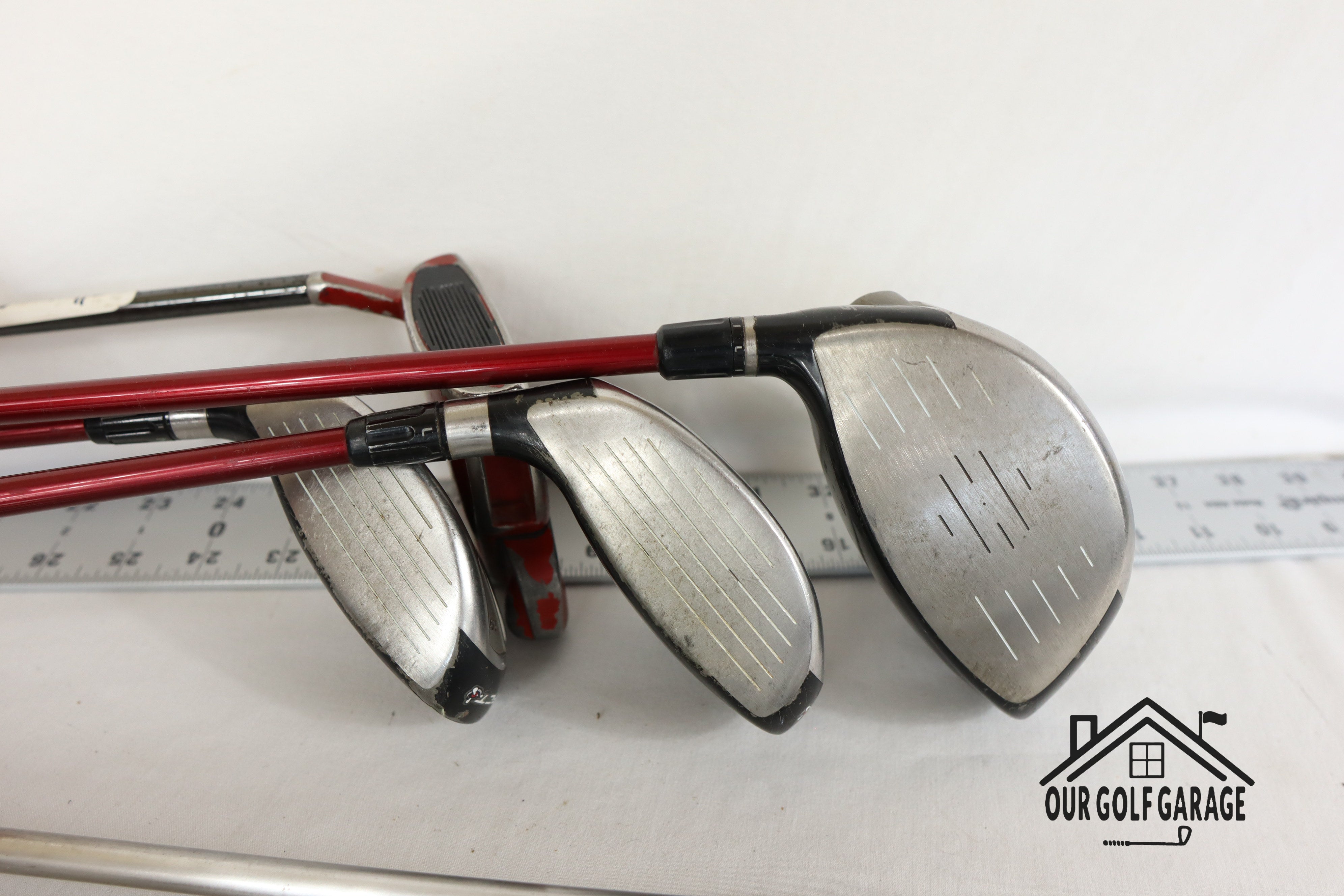 TaylorMade Burner x R9 Full Set (Driver, 3W, 5W, 4-P,A,S,L, Putter) (1.5" shortened, One Length)