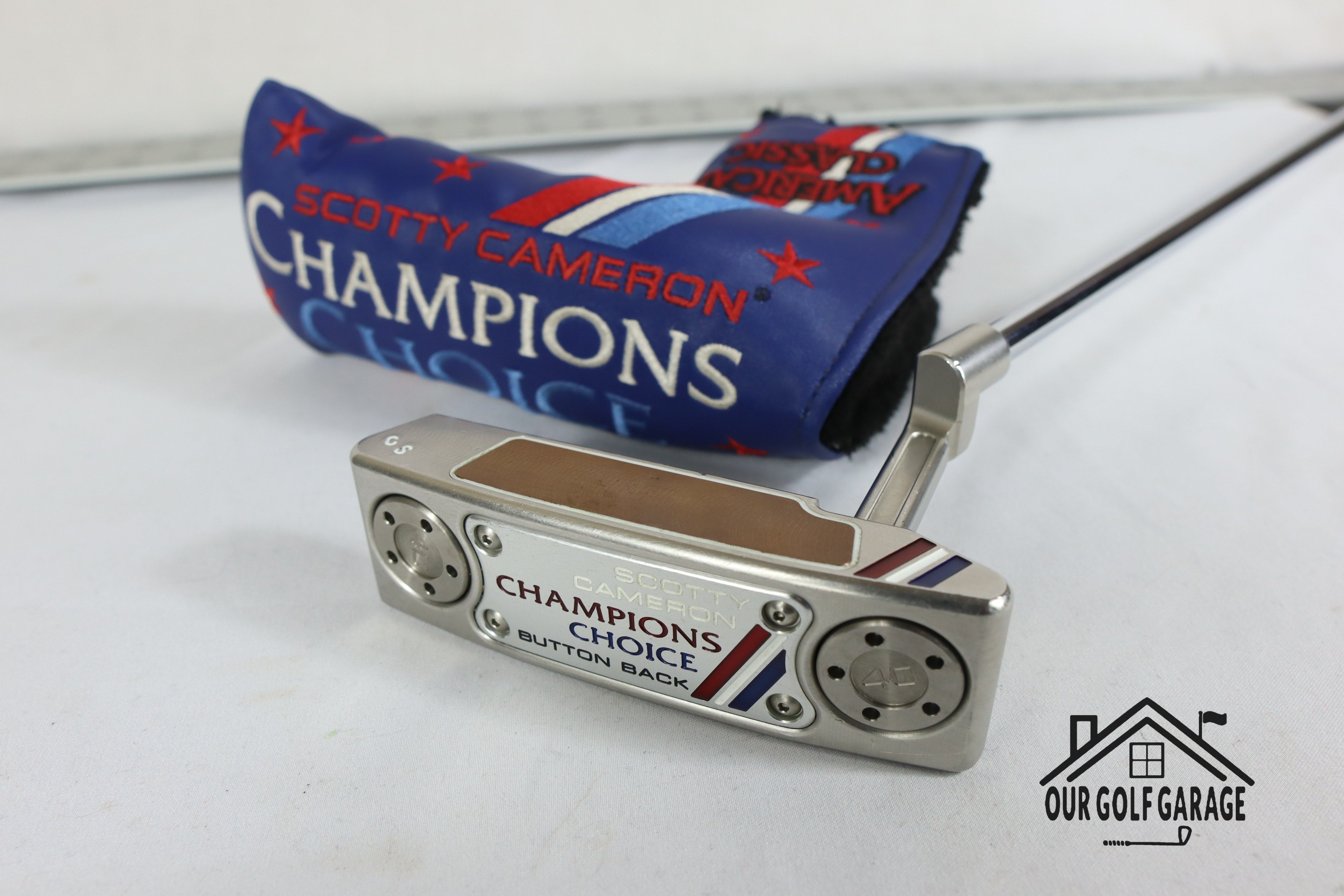 Scotty Cameron Champions Choice Newport 2 Button Back Limited Edition Putter + HC