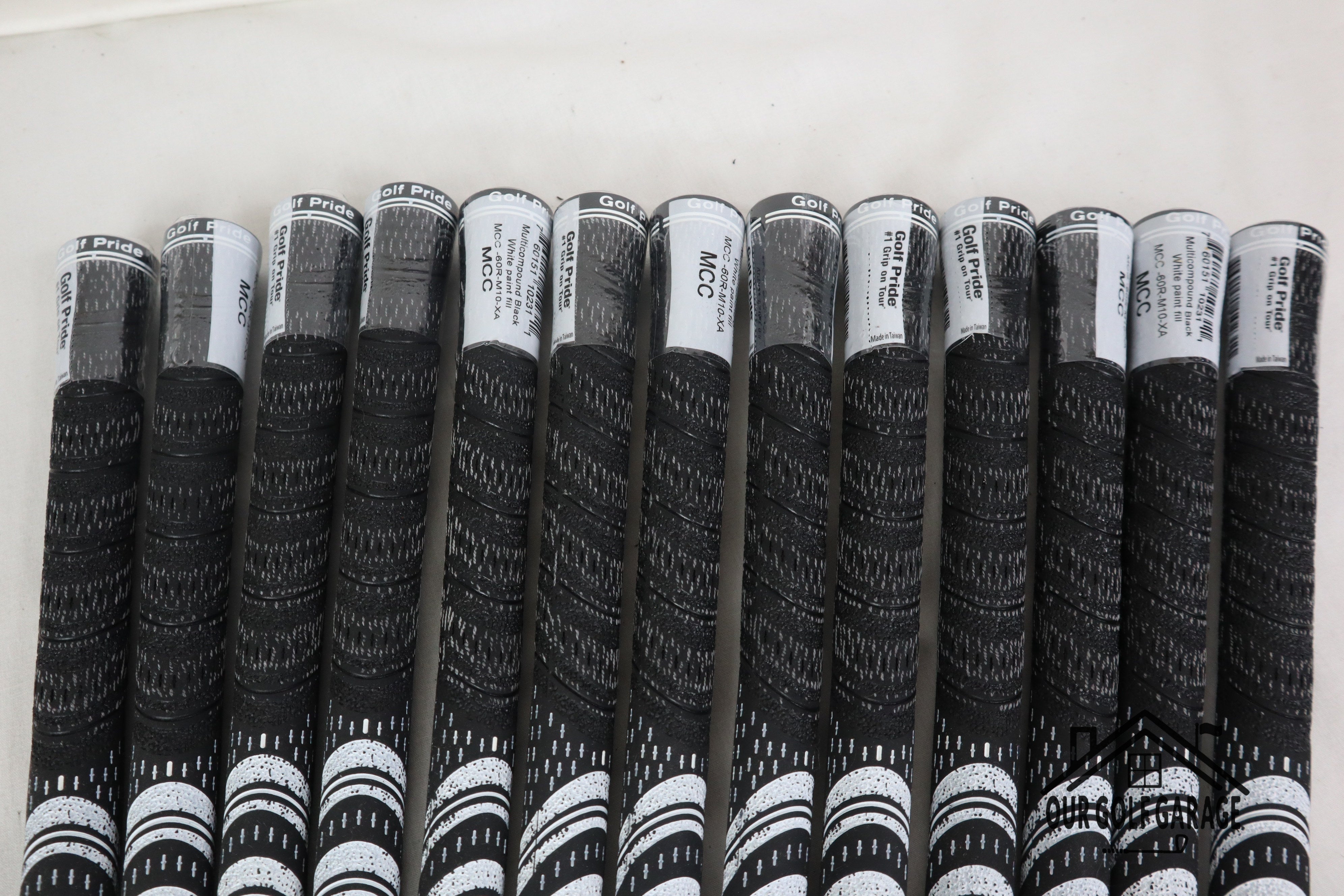 Outlet Golf grips mcc whiteout black/white standard 13pc