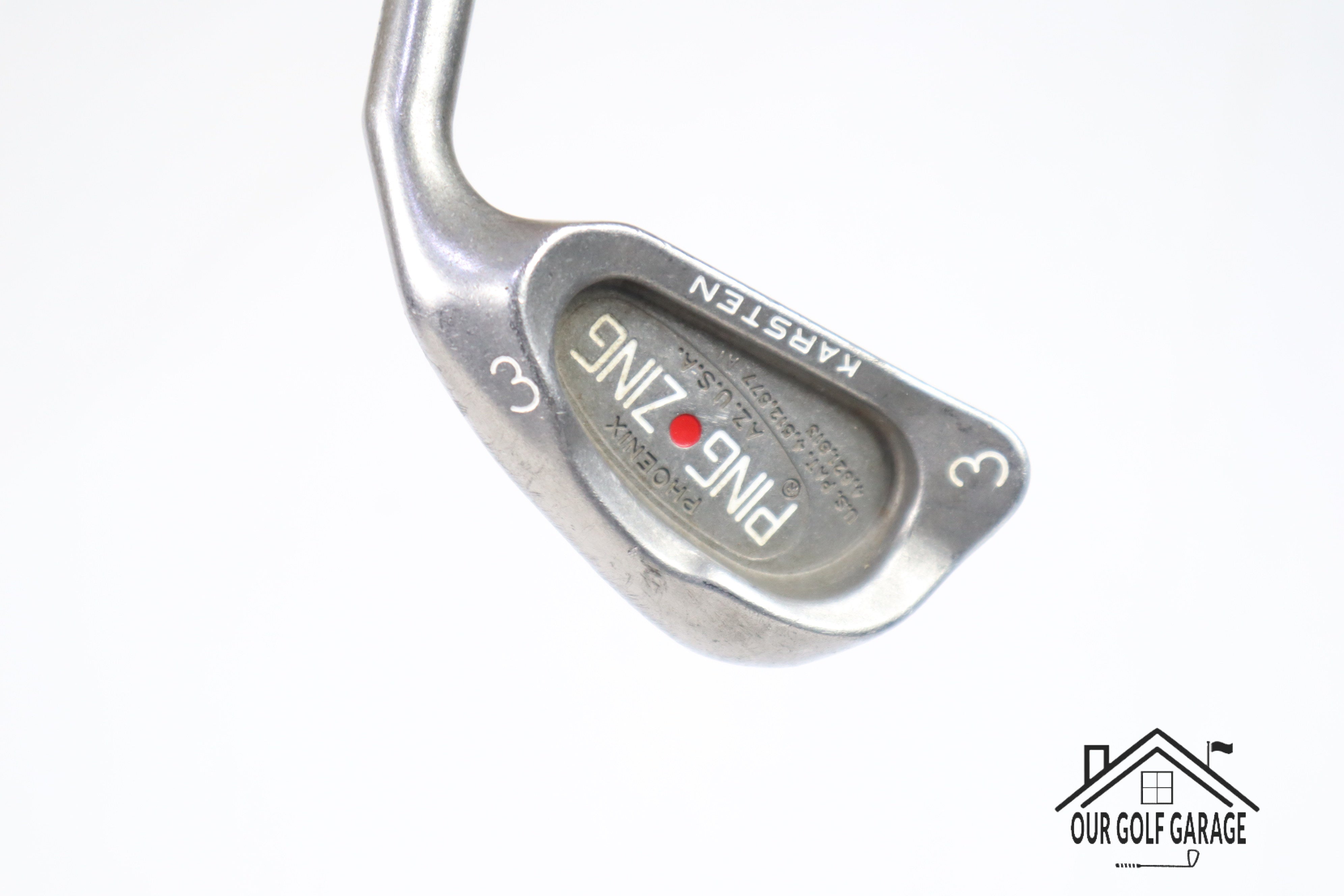 PING ZING アイアン ３〜9,W 8本セット KARSTEN 赤ドット PING ZING Iron Set 3-PW+SW, ORANGE DOT, KT-M Steel Shaft