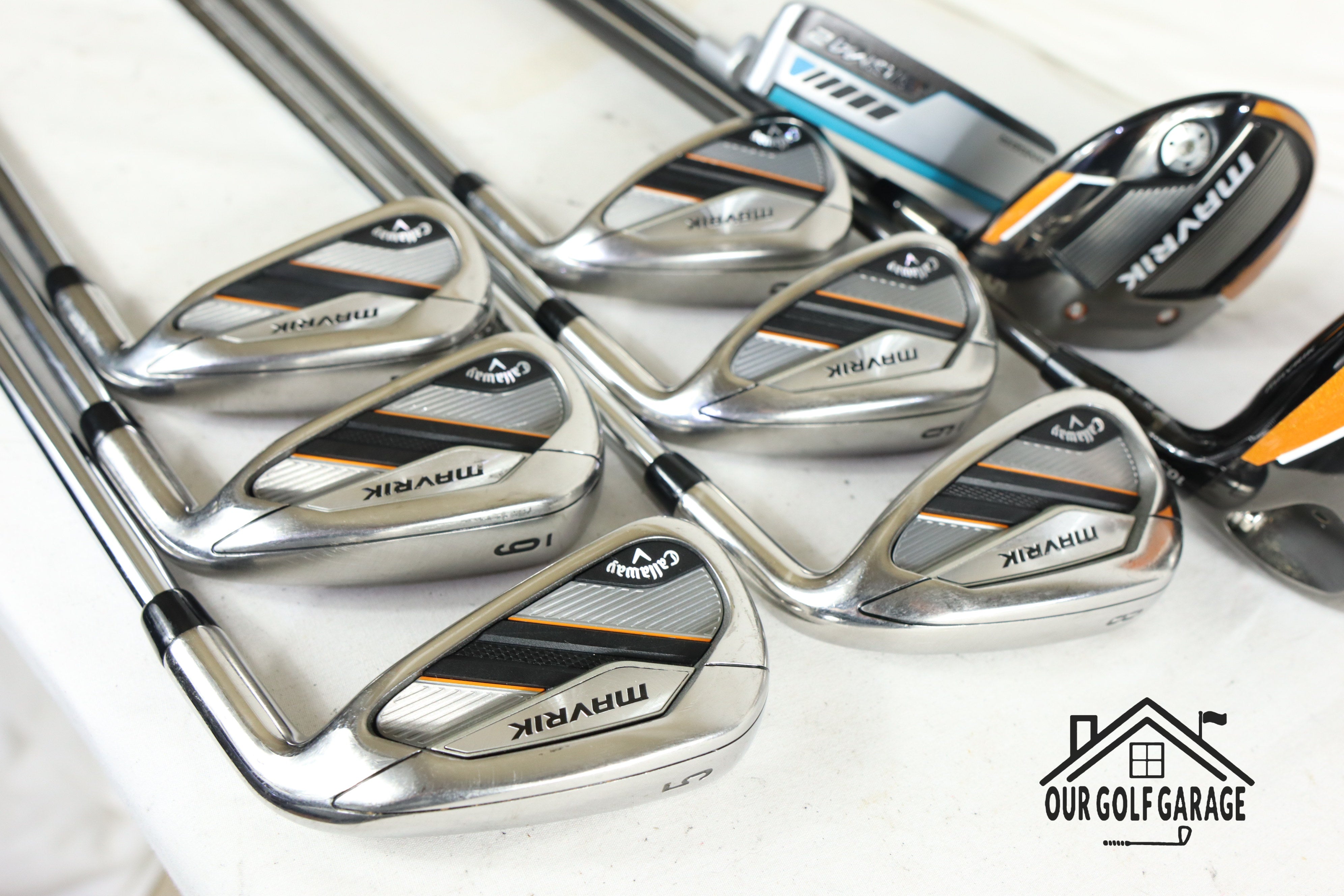Callaway Mavrik Set (Driver, 5W, 5-P, Ping Sigma2 Putter) Stiff Flex