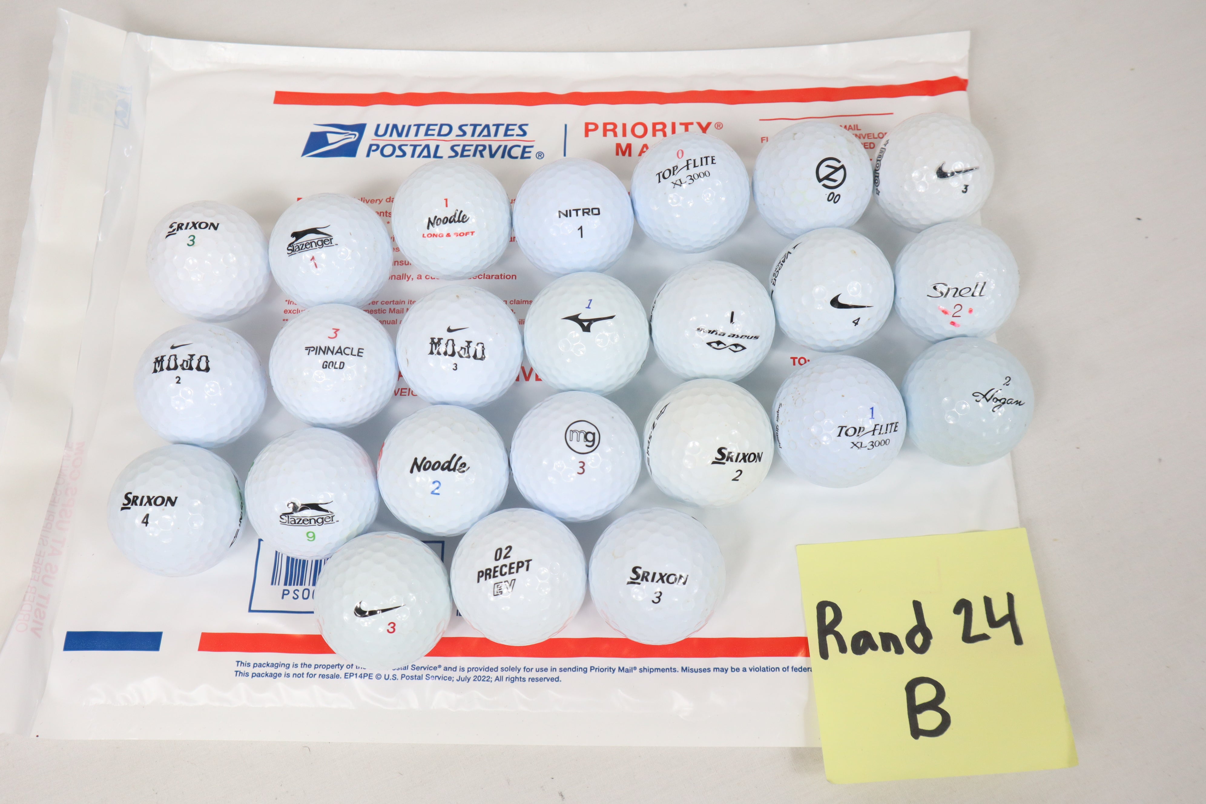 Assorted Golf Balls Grade B (24 Count)