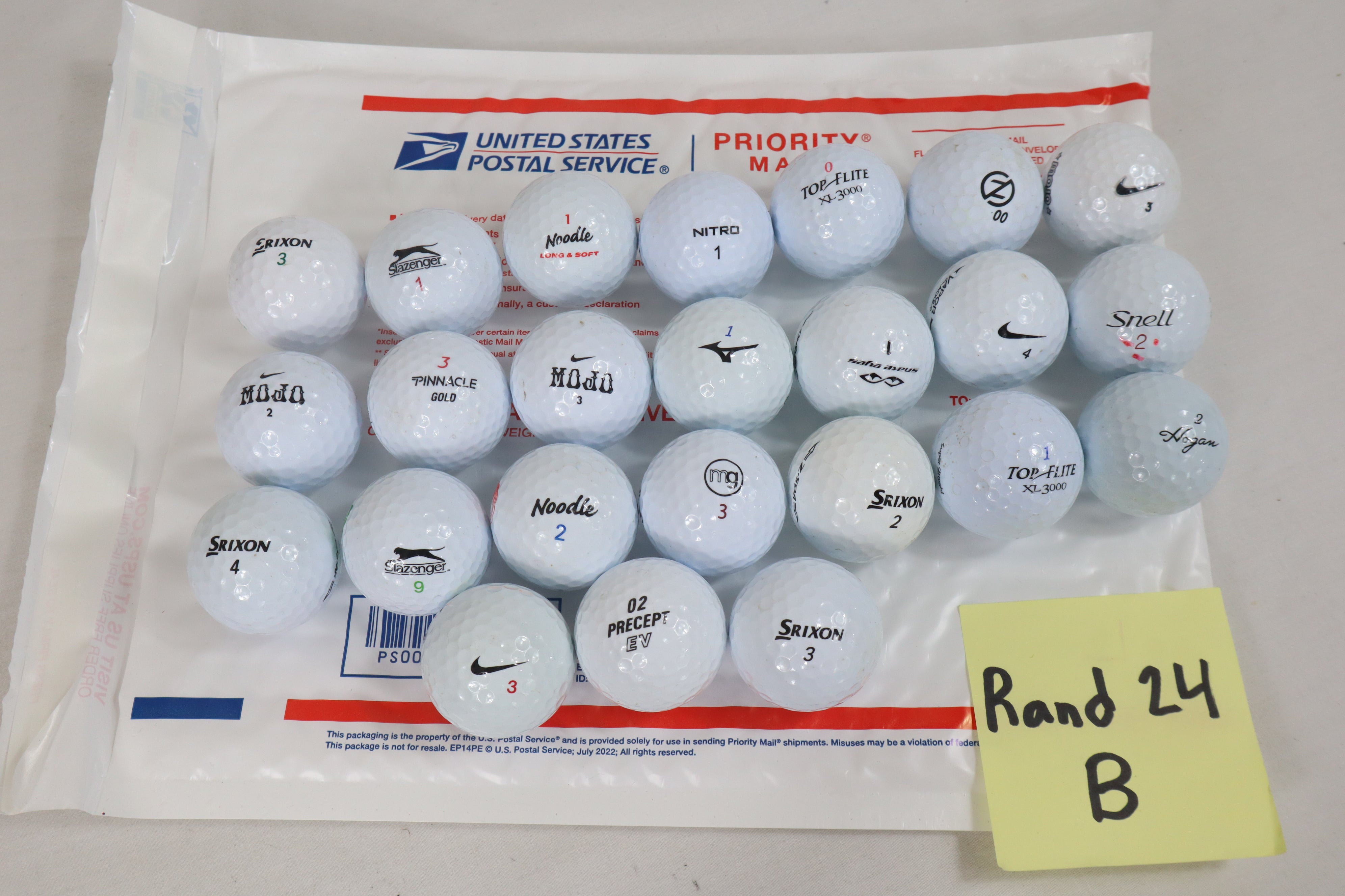 Assorted Golf Balls Grade B (24 Count)