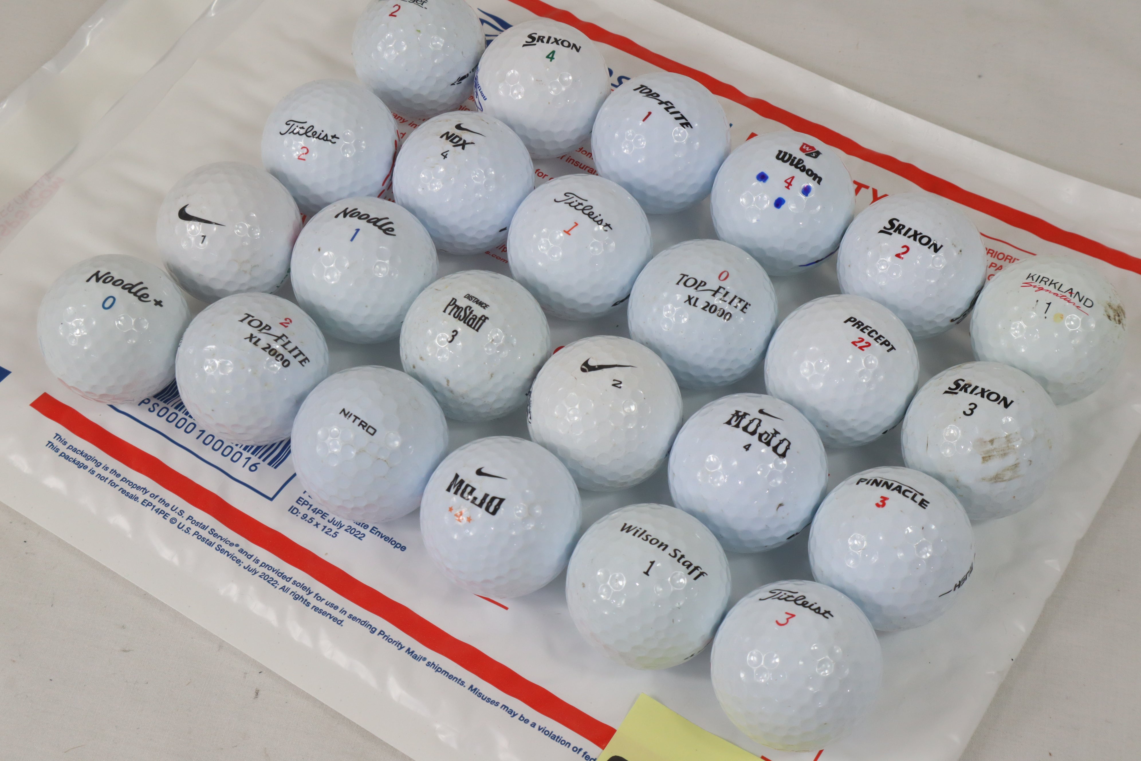 Assorted Golf Balls Grade C (24 Count)