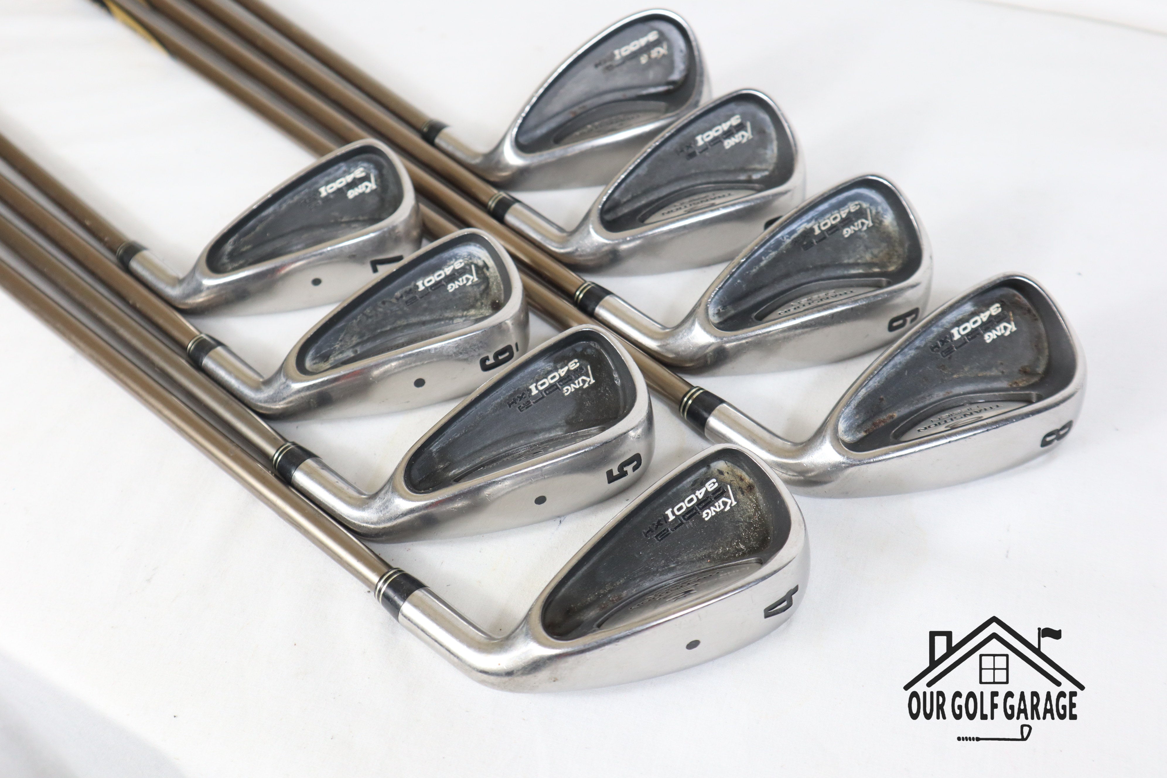 RH King Cobra 3400 store I/XH Iron Set 5,7-9, P, G Regular Flex Graphite Golf