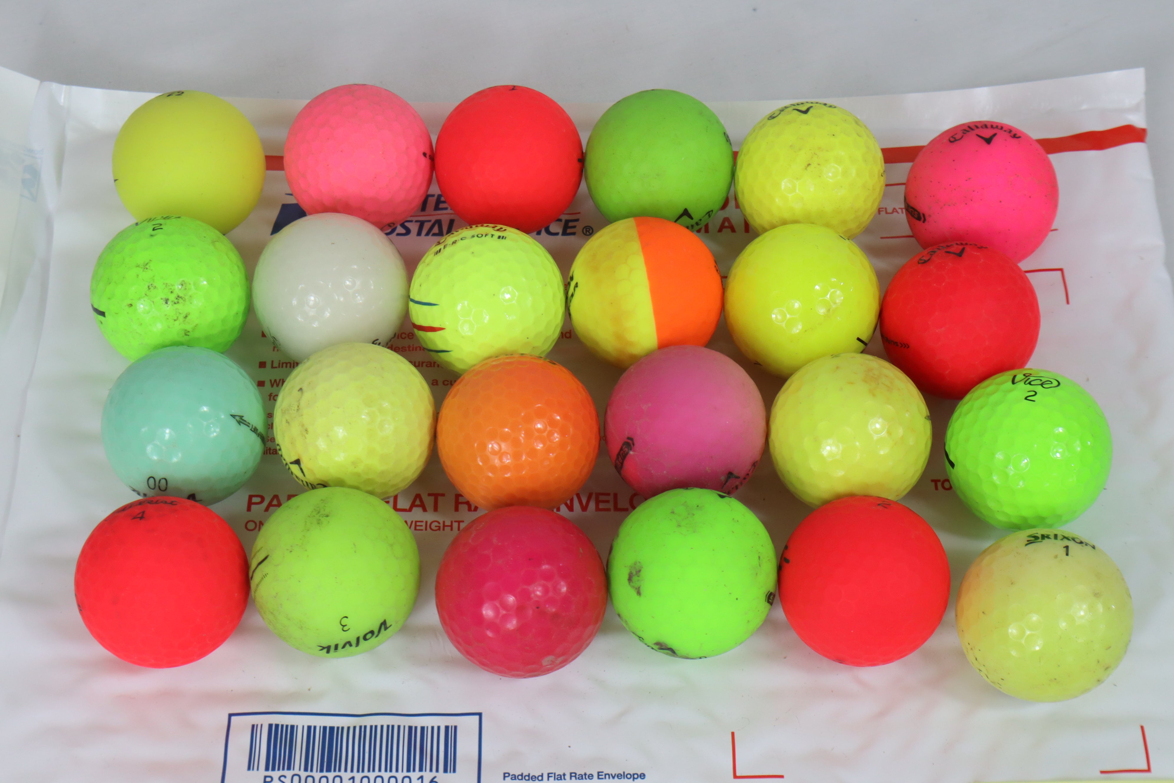 Assorted Colored Balls Grade A-C (24 Count)