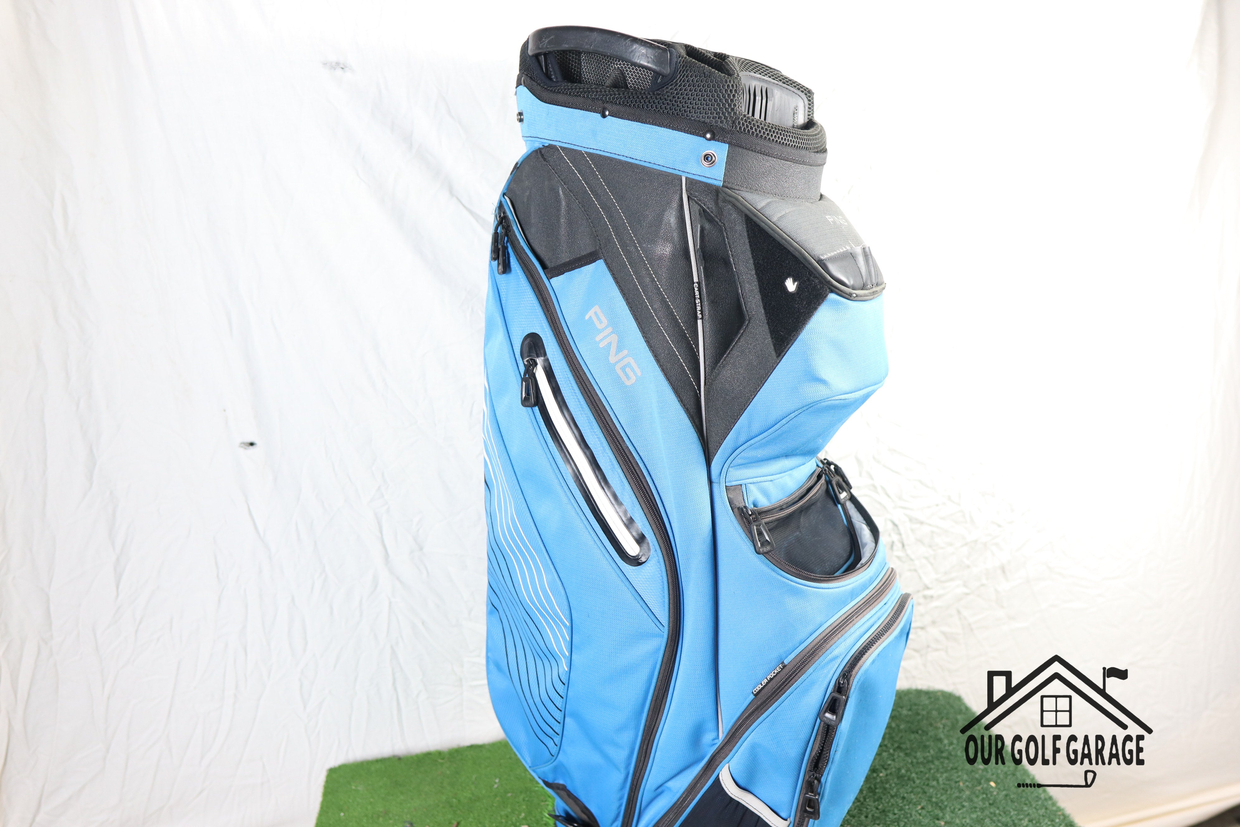 Blue Ping 14-Way Cart Bag