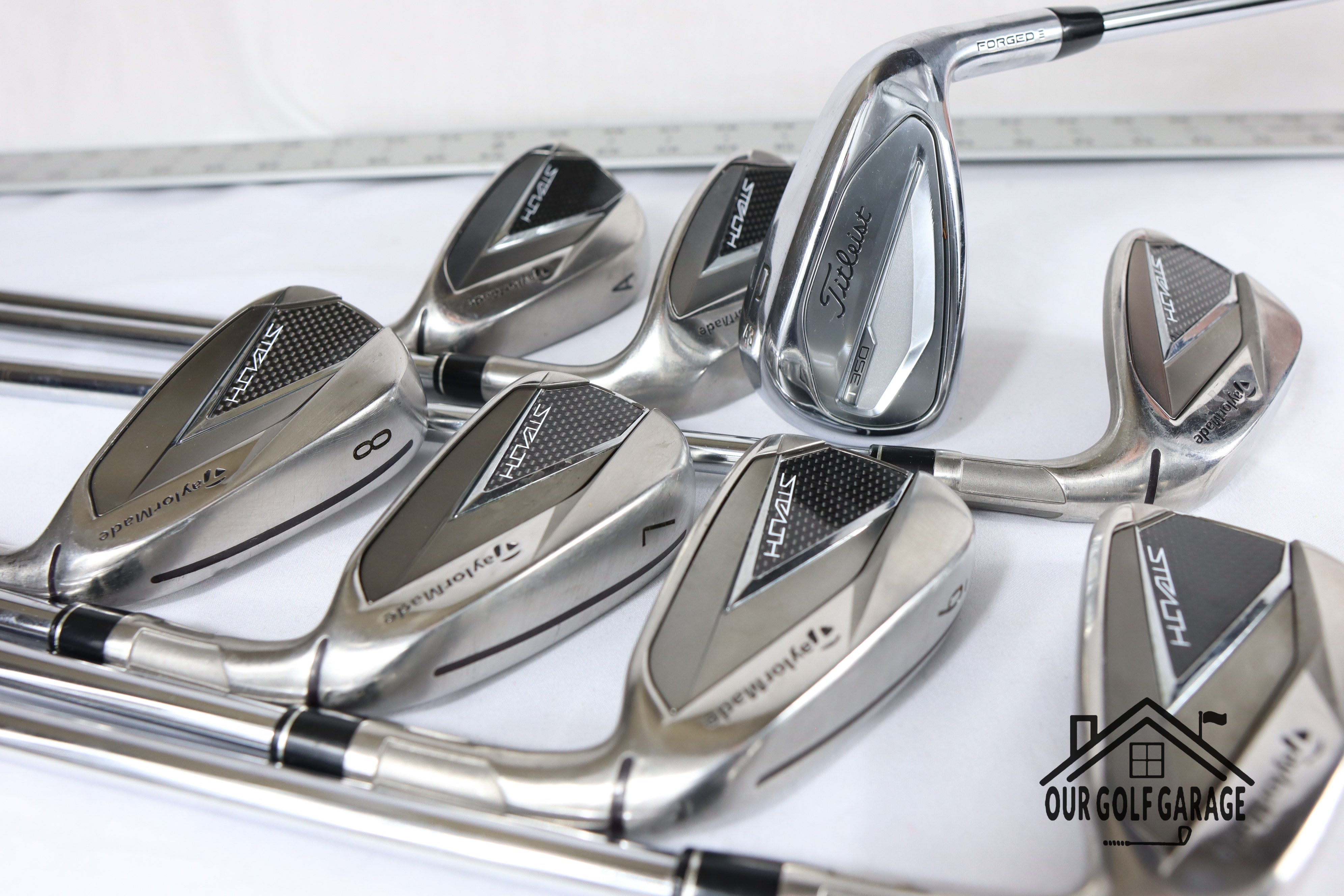 TaylorMade Stealth Iron Set (5-P, A, S) *Titleist T250 P-Wedge*