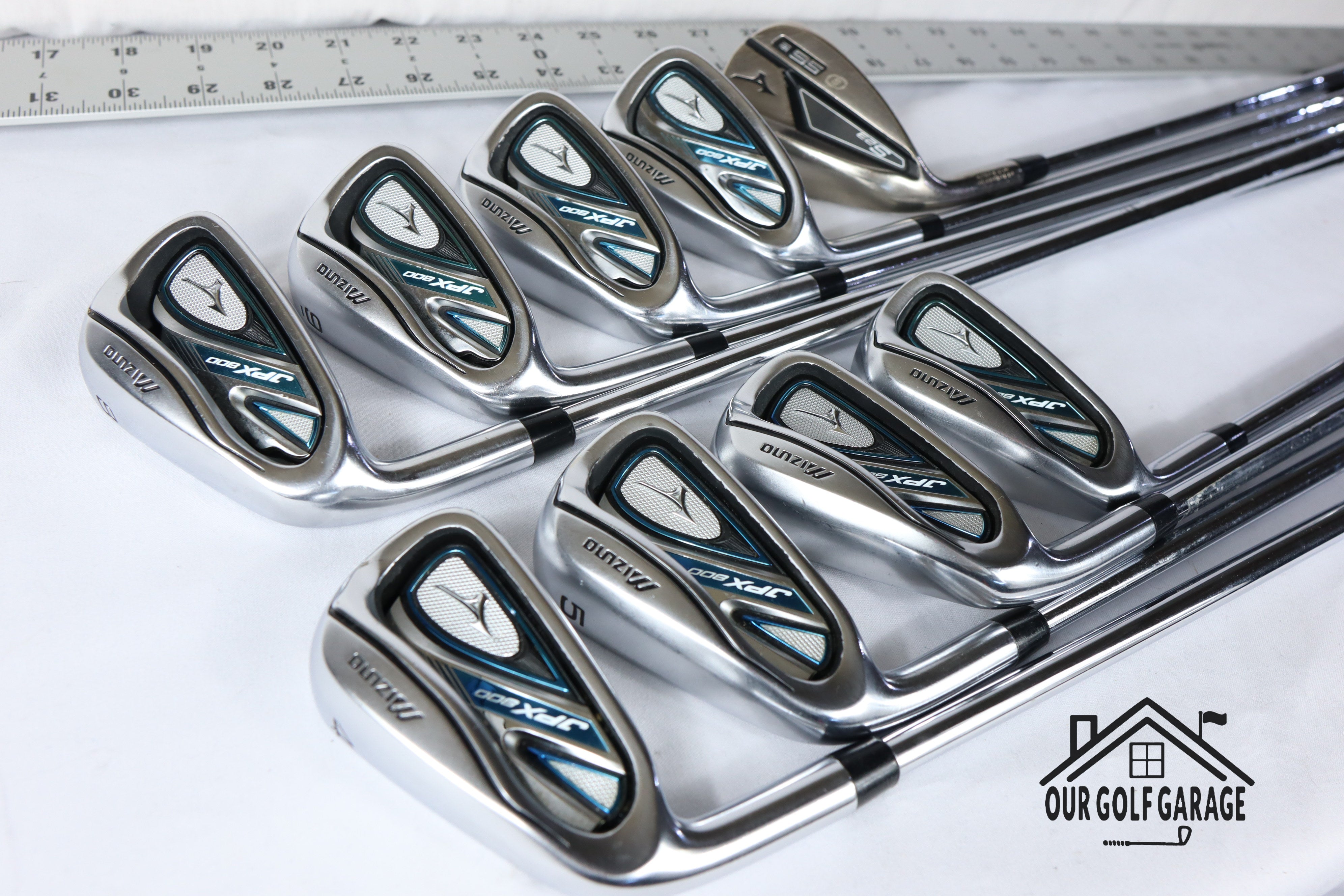 LH Mizuno JPX 800 Iron Set (4-P, G, 56)
