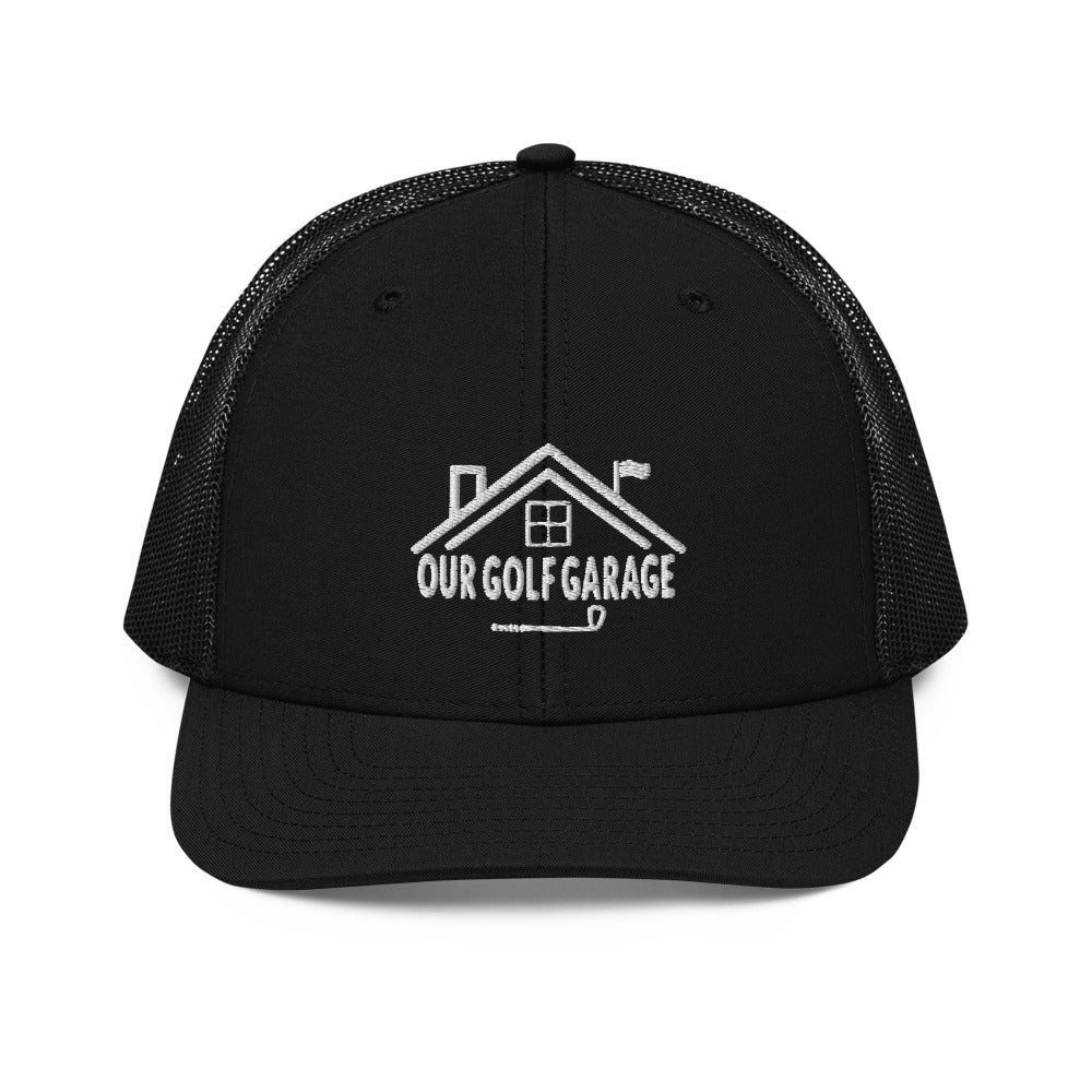 Our Golf Garage Embroidery Snapback Trucker Hat